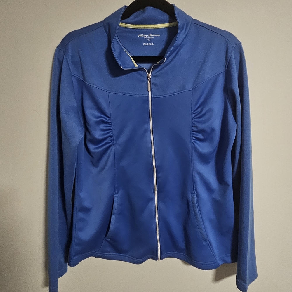 Tommy Armour, blue Athletic zip up - sz M